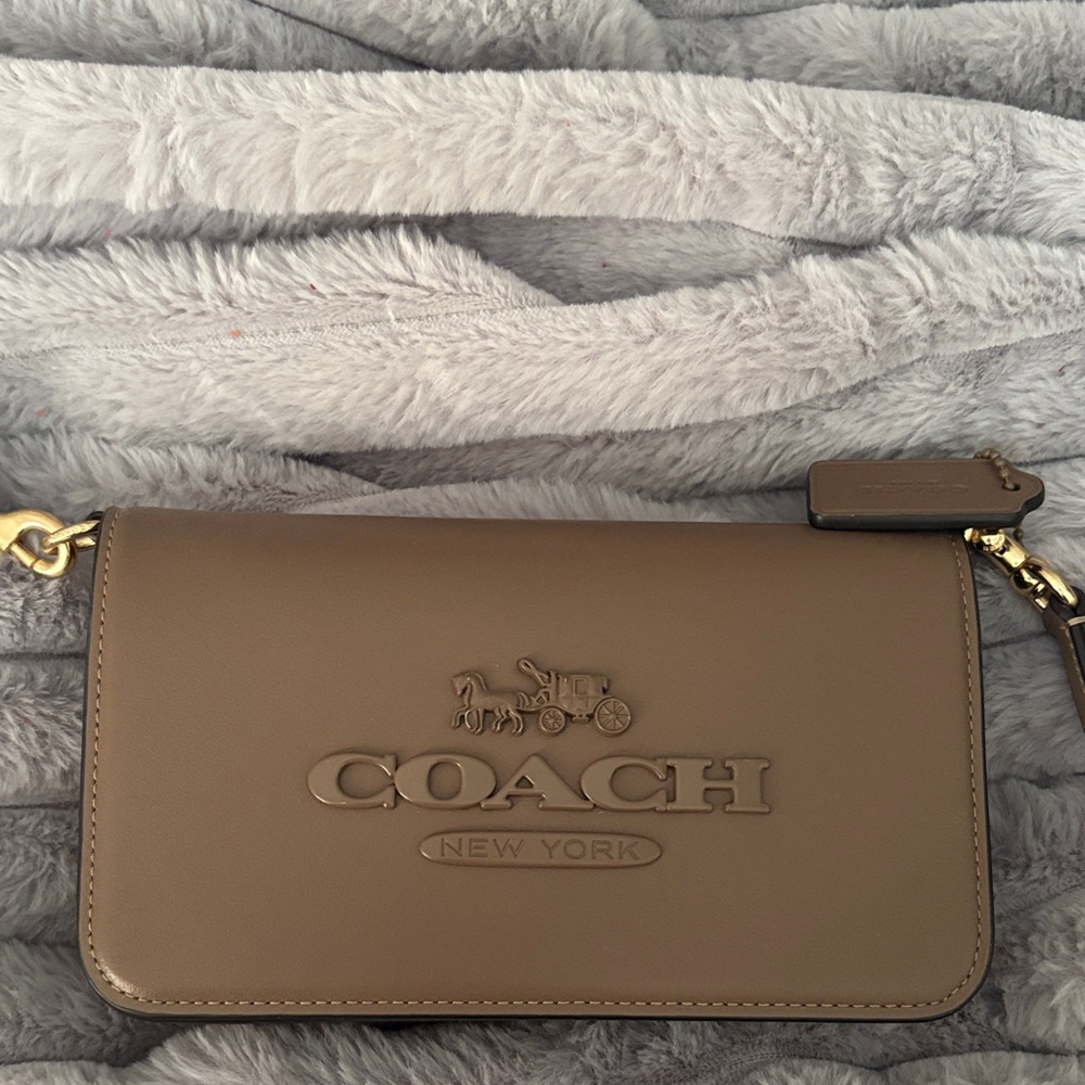 Coach Brown Leather Shoulder Bag